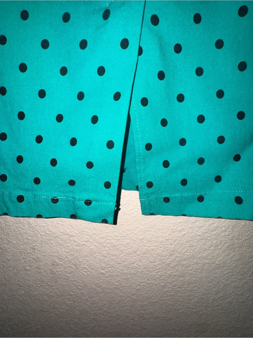 RockSteady Turquoise Polka Dot Midi Sheath Dress (Rockabilly, Pin-Up) - Picture 7 of 9